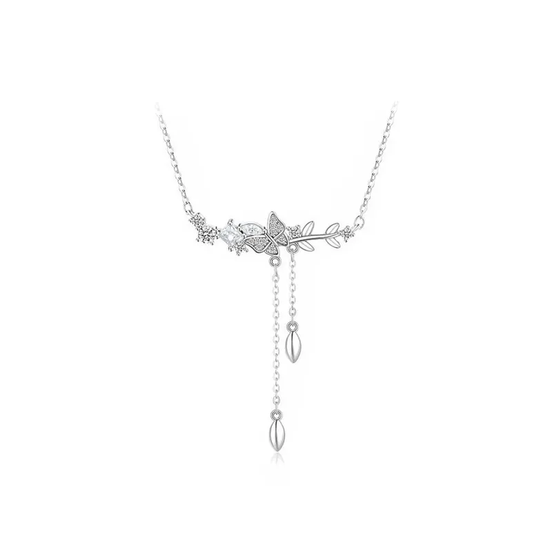 PUTUOSHANWENCHUANG S925 Silver Necklaces Unisex-0