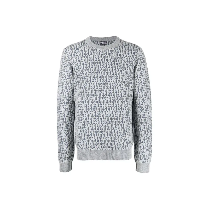 DIESEL Sweaters Men Gray-0