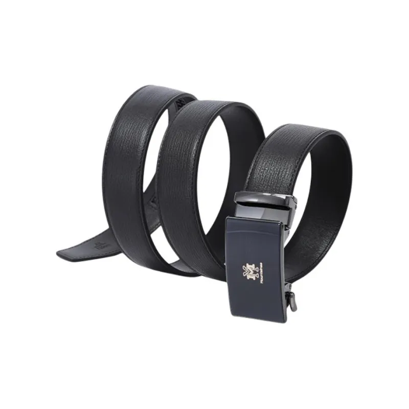 FION Top Grain Cow Leather Belts Men's Width 3.5CM-2