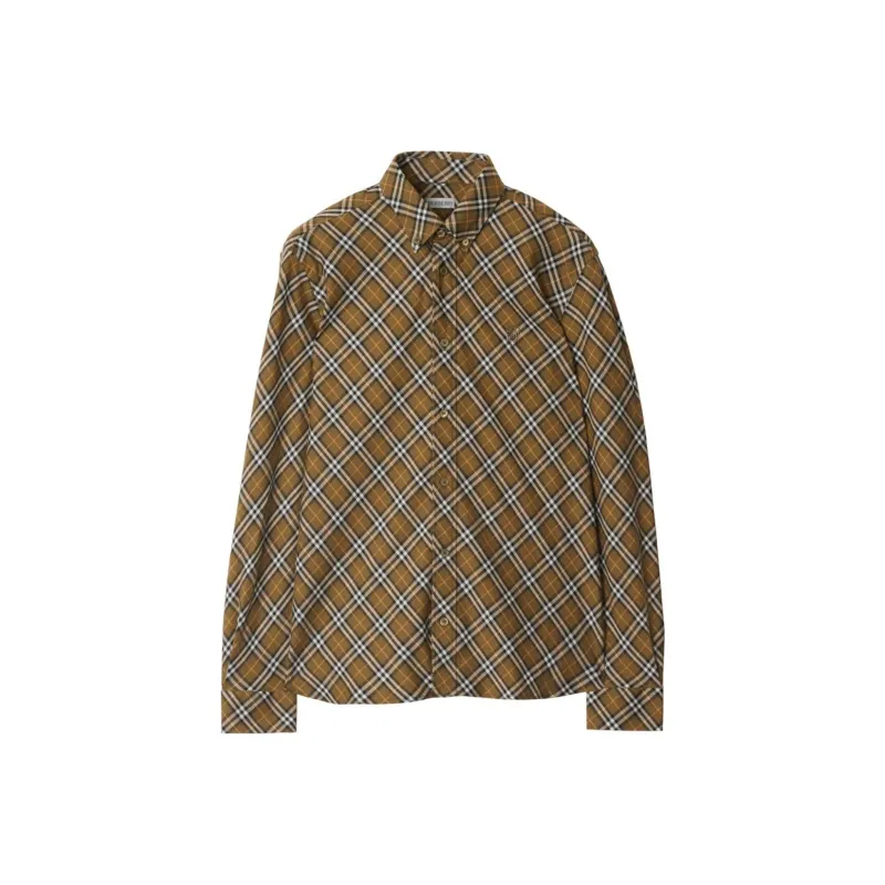 Burberry Vintage Check Logo Embroidered Shirt-0