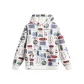 White Base Multicolor All over Print
