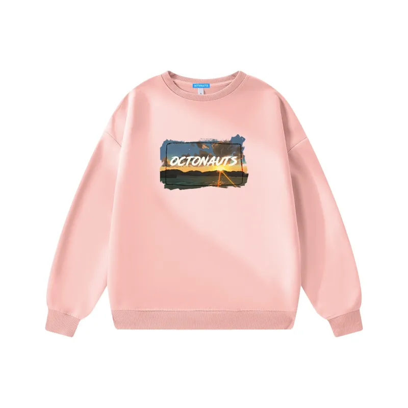 Small Columns Under The Sea Sweatshirt Unisex-4