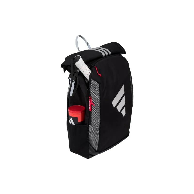 Adidas Polyethersulfone Backpack Unisex Black & Silver Metallic-2