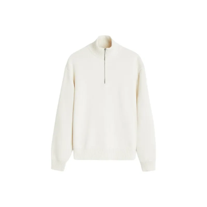 ZARA Sweaters Men White-0