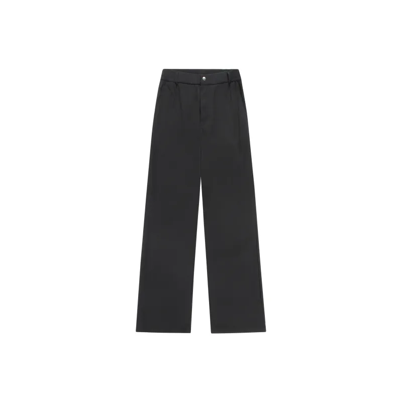 TESTUNG Fashion Casual Pants Unisex Classic Black-0