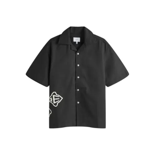 RHUDE Cross Logo Snap Shirt