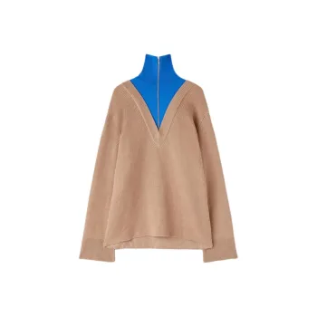 JIL SANDER Drop Shoulder Layered Jumper