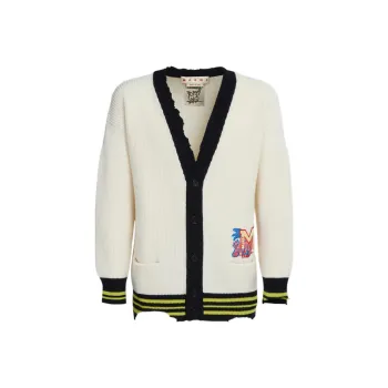 MARNI Raw Edge Cardigan