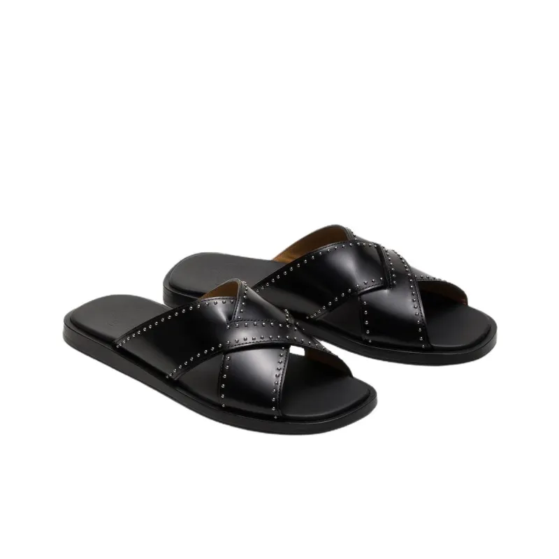 CHURCH'S Slide Slippers Women's Black-2