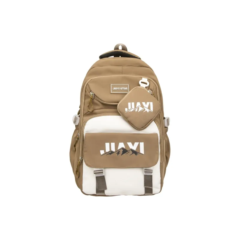 Single Warehouse Nylon Laptop Backpack Travel Backpack Unisex Multicolor-9