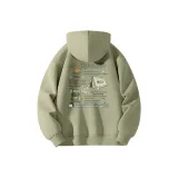 [Spring Fall]Gray Pea Green (Bonfire Story Chest Logo _BLarge Bonfire Story Back Logo)