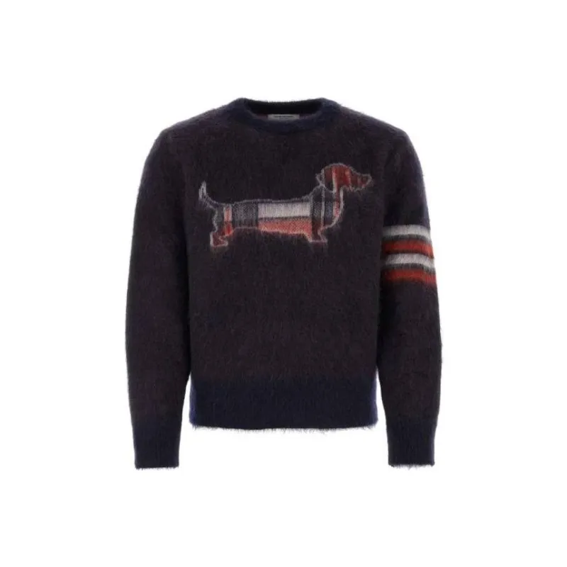 THOM BROWNE· Sweater Men's Marine Blue-0