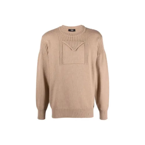FENDI Sweaters Men Brown