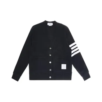 THOM BROWNE 4 Bar Loopback Cardigan