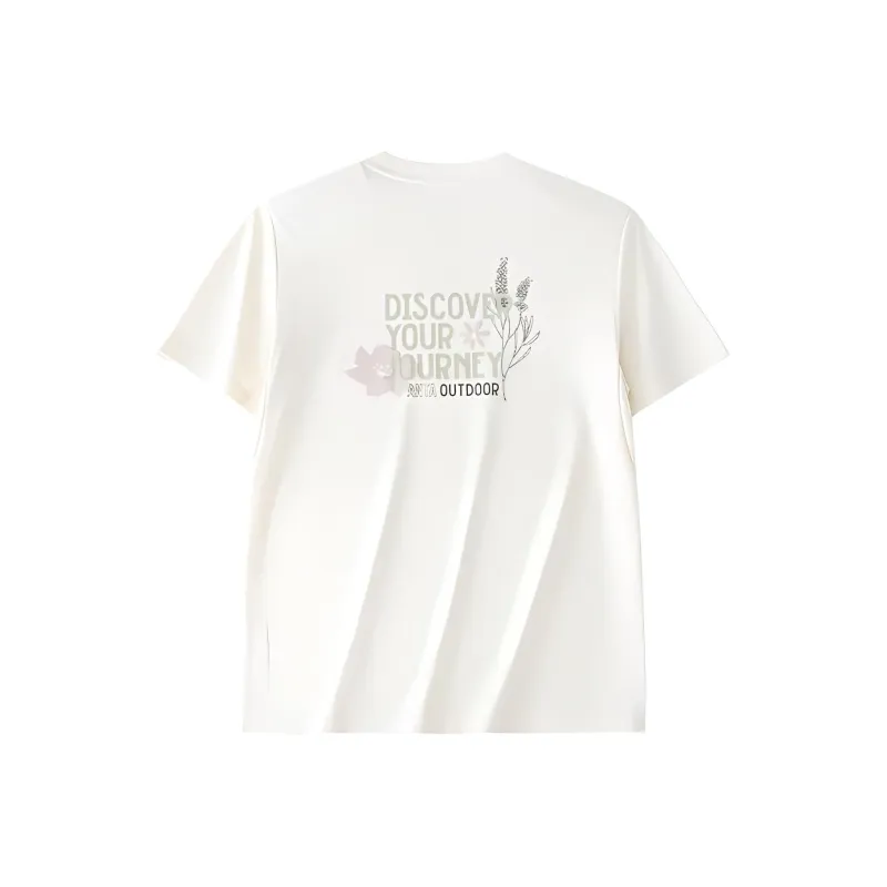 Anta Outdoor Collection T Shirt Women's Euryale Stone White-1