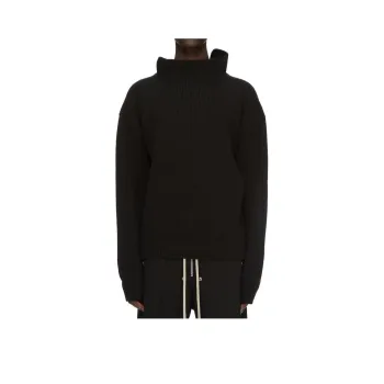RICK OWENS High Neck Knitted Jumper