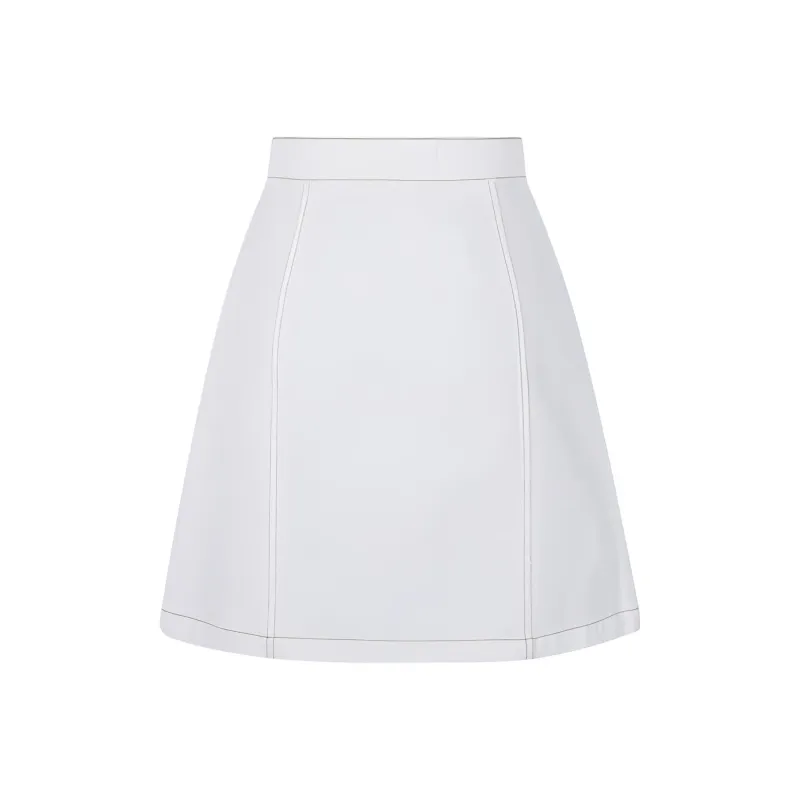 ETRE CECILE Cropped Skirt White-1