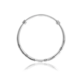 Kelanxi 999 Fine Silver Bangles Women's