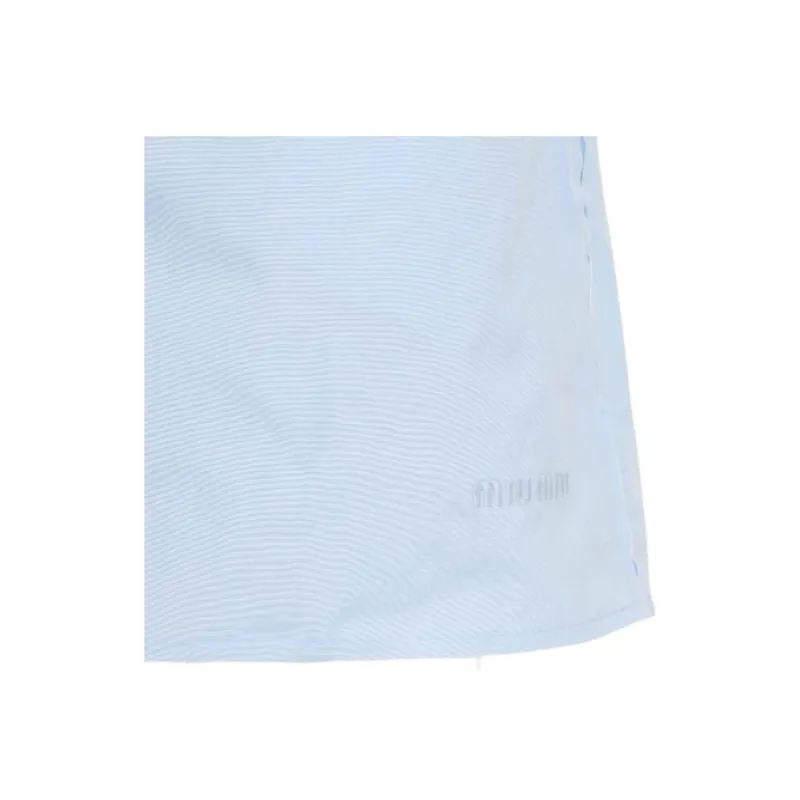 MIU MIU Drawstring Elastic Waist Shorts-2