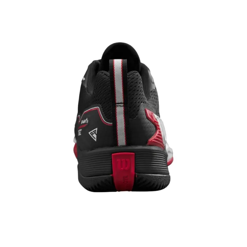 Wilson RUSH PRO 4.5 Anti Slip Wear Resistant Low Top Tennis Shoes Men's Black-4