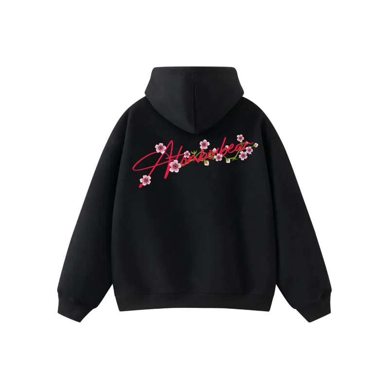 BOS BEAR Sweatshirt Unisex Black White Color-3