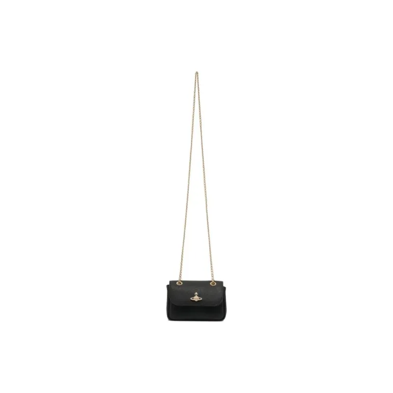 Vivienne Westwood Leather Crossbody Bag, Shoulder Bag Women's Black-1