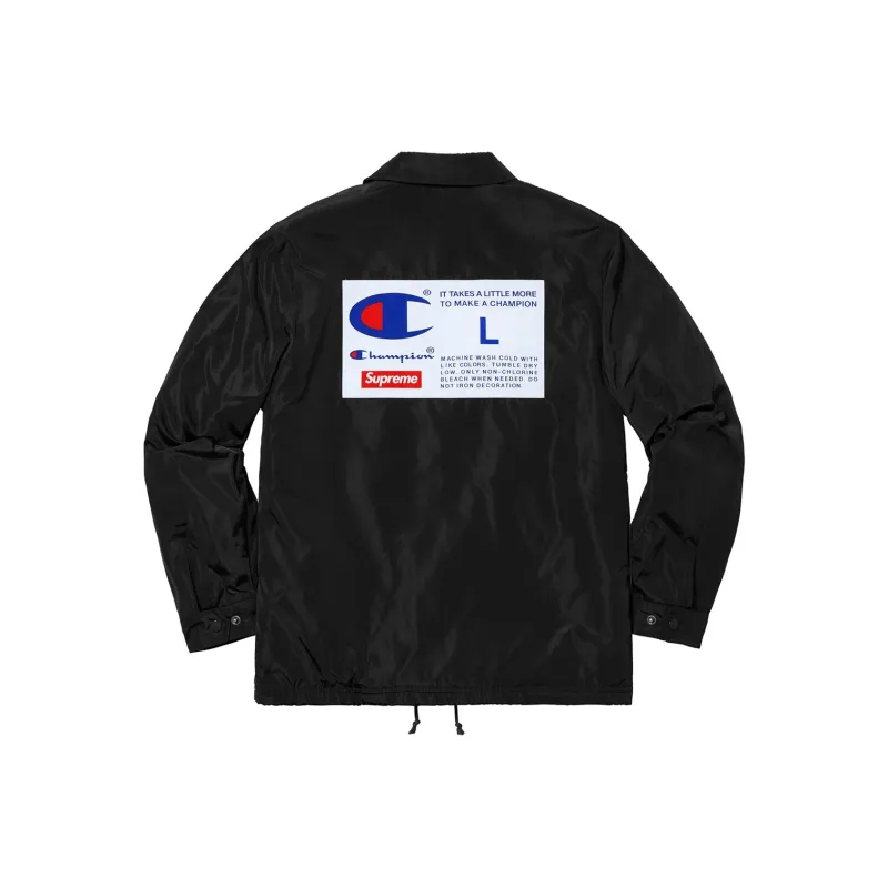 Supreme Champion Leather Coaches Jacket-0