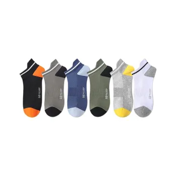 H YXIANG Mid Calf Socks Unisex 6 Pack