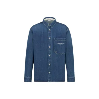 DIOR Christian Dior Couture Jacket Shirt Shirt Men's Blue