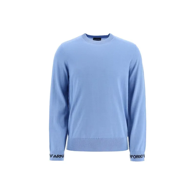 EMPORIO ARMANI Sweaters Men Sapphire Blue-0