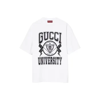 GUCCI Printed Jersey T Shirt