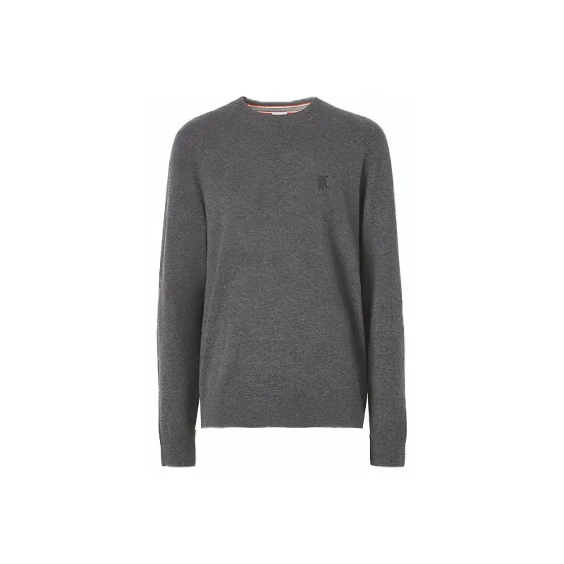Burberry Cashmere Sweater Men's Gray-0