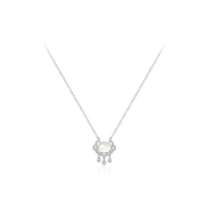 CHINA GOLD 999 Fine Silver Necklaces Women's-0
