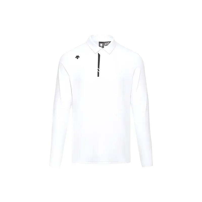 DESCENTE Field Collection Polo Shirt Men's Black-1