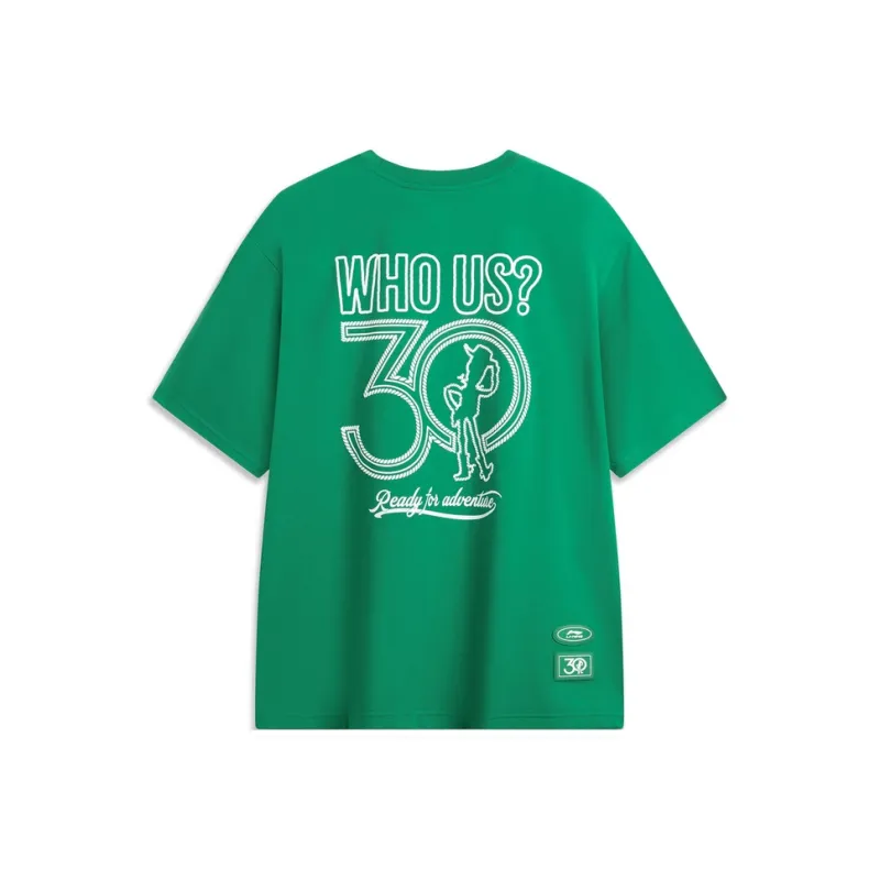 LiNing x Disney Toy Story Series T Shirt Unisex Cool Pine Green-1