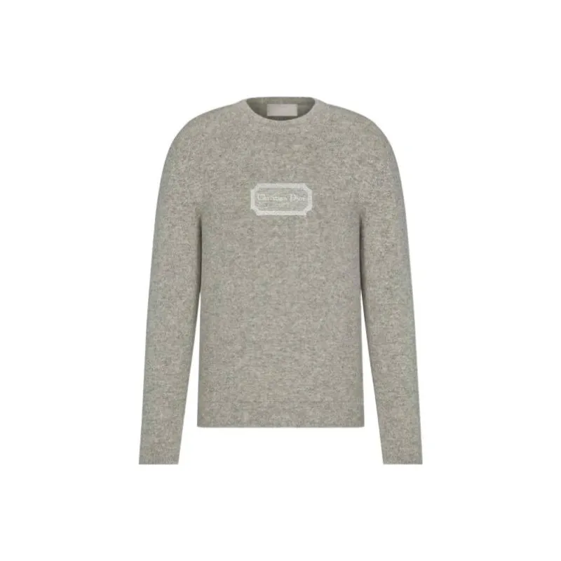 DIOR Cashmere Sweaters Men Gray-0