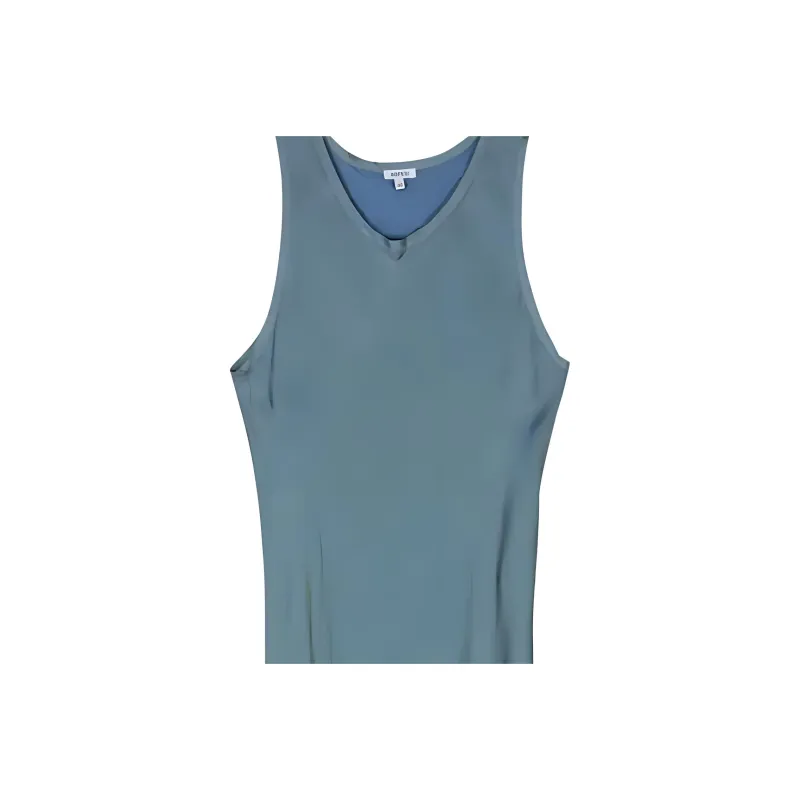 ASPESI Sleeveless Crewneck Maxi Dress-2