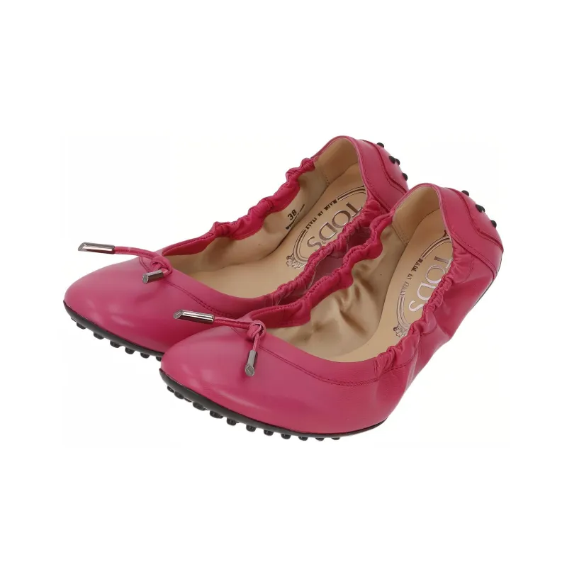 TOD'S Beanie Shoes Women's Rose Red-2