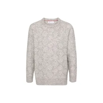 Brunello Cucinelli Patterned Crewneck Jumper
