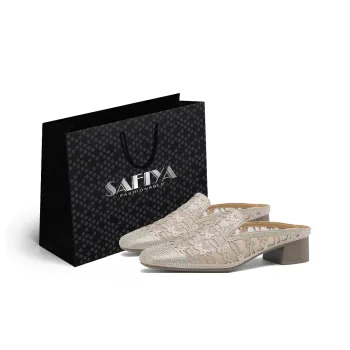 Safiya Rubber Sole Abrasion Resistant Closed Toe Slippers Women's Gold