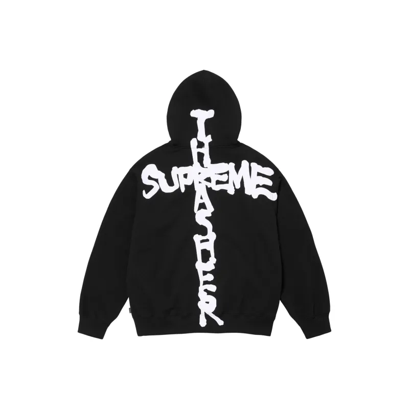 Supreme Thrasher Zip Up Hooded Sweatshirt-6