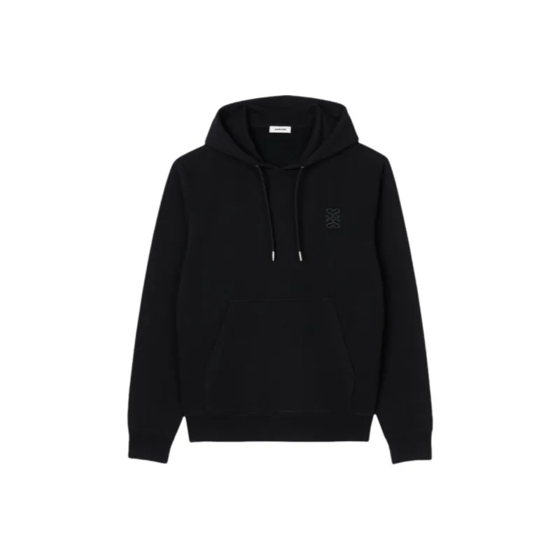 Sandro Logo embroidered Hoodie-0