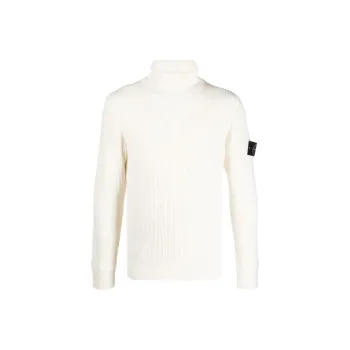 STONE ISLAND Compass Patch Roll Neck Jumper