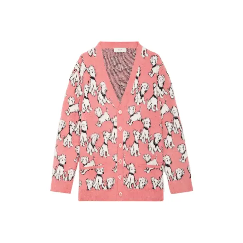 CELINE X AMY DORIAN Co branded Series Sweaters Men Pink