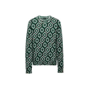 PRADA Cashmere Sweaters Men Grass Green