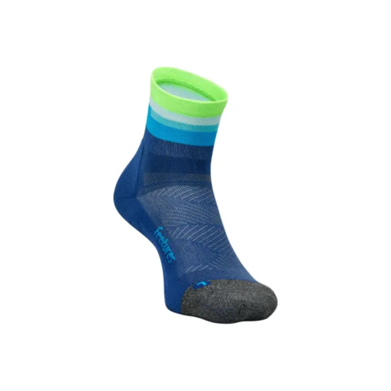 FEETURES Mid Calf Socks Men's 1 Pack Blue Green-4