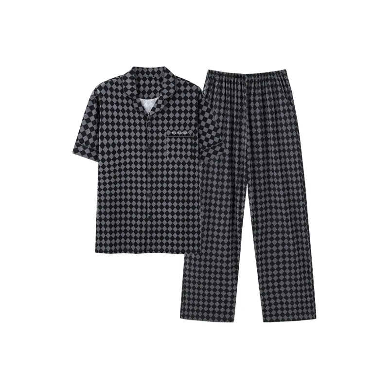 MIIOW Pajama Set Men's Steel Blue-6