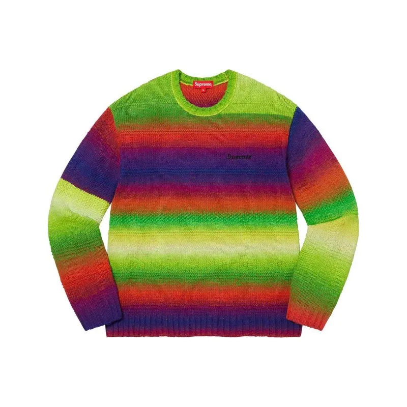Supreme Gradient Stripe Sweater-0