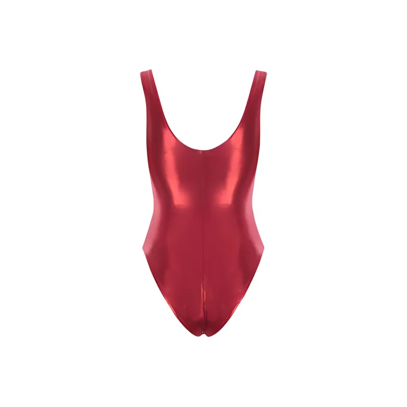 SAINT LAURENT Lamé effect Swimsuit-1