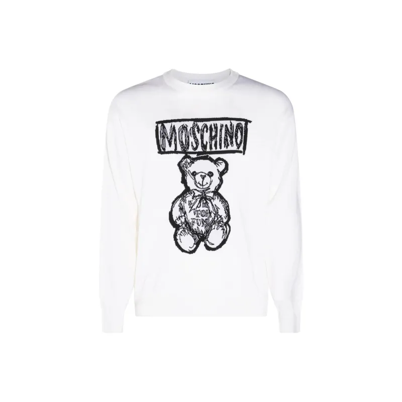 MOSCHINO Long Sleeved Crewneck Jumper-0